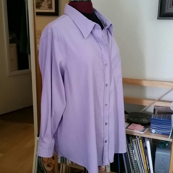 Pretty purple shirt 2X - Picture 4 of 5